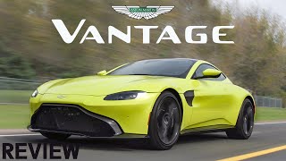 2019 Aston Martin Vantage Review  Fast Loud and Green [upl. by Bjork]