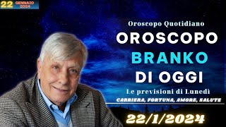 Oroscopo di Branko di oggi 2212024  Le previsioni segno per segno [upl. by Anohs39]