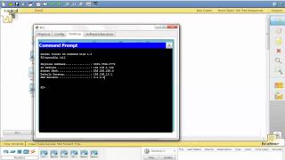 Packet Tracer lab 9232 using Ipconfig cmd [upl. by Hastings737]