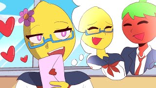 Ms Lemons Meet Mr tomato BUT WITH A TWIST  LOVE STRUCK LEMON PART 1 [upl. by Otreblig1]