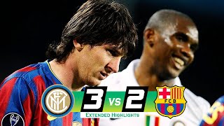 Inter Milan vs Barcelona 32 agg Highlights amp Goals  Semifinals  UCL 20092010 [upl. by Antsirhc]