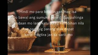 UMINOM NALANG TAYO  EL CIDE ft URZ SARMIENTO amp HYDRO Official Lyric Video [upl. by Firooc997]