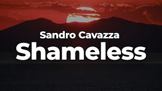 Sandro Cavazza  Shameless LetraLyrics  Official Music Video [upl. by Nonnahs672]