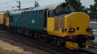 Colas 37610  3Q66 2140 Norwich Goods Yard  Derby RTCNetwork Rail 06072024 [upl. by Kyd]