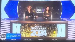 KCAL News at 9pm Sunday open December 31 2023 [upl. by Lightman112]