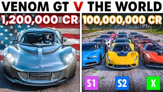 Forza Horizon 5  Hennessey Venom GT VS The World  Is This Americas Greatest Hypercar [upl. by Lymn370]