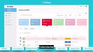 Aprende a CREAR calendarios para tu DELEGACIÓN en HRLOG [upl. by Shiroma]