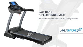 Laufband Speedrunner 7000  werde jetzt zu Hause fit ARTSPORT [upl. by Volnay]