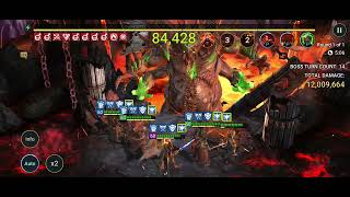 2 Keys Nightmare Clan Boss  Acc level 68  F2P  Raid Shadow Legends [upl. by Tareyn]