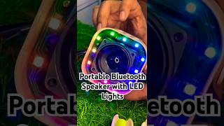 Portable Bluetooth Speaker with LED Lights youtubeshorts automobile cellphone moblie bluetooth [upl. by Euhc807]