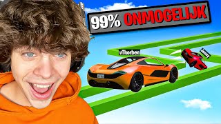 Wij RACEN Het 999 ONMOGELIJKE PARKOUR GTA V RACES [upl. by Ashli]