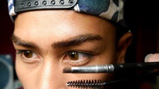 MEN EYEBROWS ON FLEEK TUTORIAL  DiDi [upl. by Gerick]