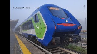 Trenitalia  HTR412004 in arrivo nella stazione di Ploaghe [upl. by Zondra]