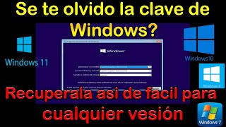 Recuperar contraseña olvidada de Windows  utilman [upl. by Alidia]