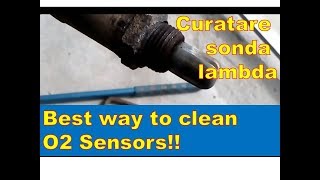 Curatare Sonda Lambda  Cleaning the O2 Sensor [upl. by Skantze]