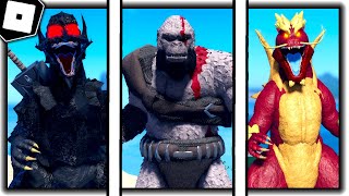 How to get 6 NEW BADGES  MORPHS in KAIJU ARISEN  Roblox [upl. by Rodriguez]