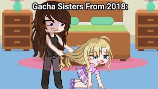 Normal Sisters VS Gacha Sisters 😨 [upl. by Osnofedli]