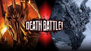 Death Battle Fan Made Trailer Sauron vs Alduin LOTR VS Skyrim [upl. by Hadik221]