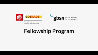 DHL GoTrade GBSN Fellowship Program How to Apply and Partner with SMEs [upl. by Cchaddie]