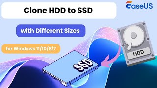 How to Clone HDD to SSD Different Sizes [upl. by Aleb312]