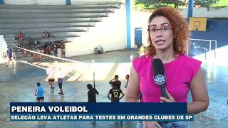 Peneira de vôlei leva atletas para testes em grandes clubes de SP [upl. by Nalym]