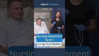 🌬️ How Do You Auscultate Lung Sounds NursingSkills BreathingAssessment nclex [upl. by Audsley]