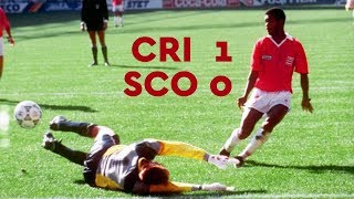 Costa Rica vs Escocia Resumen Italia 90 Mundial de Futbol Gol de Cayasso [upl. by Bengt]