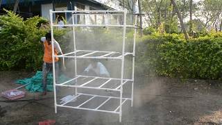 Low Cost Hydroponics Structure  Part 3 [upl. by Jed]