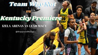 Girls EYBL 2023 Kentucky Premier vs Team Why Not shot by HoppsandHoops [upl. by Yssim360]