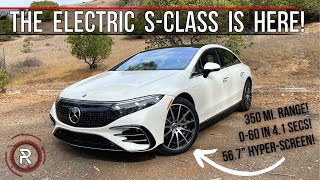 The 2022 Mercedes EQS 580 4Matic Is An Electrifyingly Excellent Luxury Sedan [upl. by Enej]