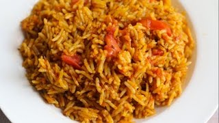 HOW TO MAKE BASMATI JOLLOF RICE RECIPE [upl. by Airam]