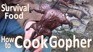 How to Skin and Cook Gopher [upl. by Past117]