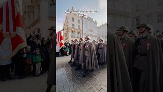 Poland’s Independence day celebration happening in Krakow 🇵🇱😍  Narodowe Święto Niepodległości [upl. by Akiwak816]