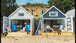 Britains Largest And Most Luxurious Beach Huts [upl. by Hannavas]