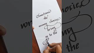 calligraphyalphabet italic art love calligraphystyles trending creator lettering [upl. by Nosmas62]