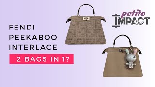 Fendi Peekaboo ISEEU with Interlace Bag Review [upl. by Noam]