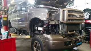 Ford Excursion Body Removal [upl. by Oidivo570]