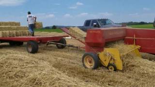 Making more small bales with the New Holland baler [upl. by Adena]