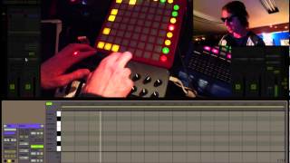 Novation LaunchPad Step Sequencer for Ableton Live [upl. by Ylrebnik]