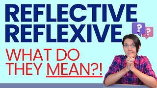 Whats the difference between reflective and reflexive thinking and practice A PhD student guide [upl. by Christal]