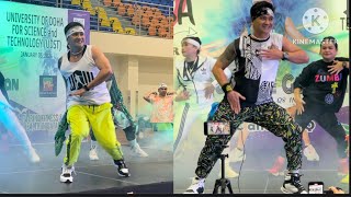 Wowie de guzman in qatar DANCE MOVEon the spoton the dance floorZEN WOWWIE ZUMBA [upl. by Yttisahc]