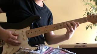 La Camisa Negra solo cover with TAB  guitar solo lesson [upl. by Chapin]