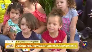 Joinville oferece 498 vagas gratuitas em centros de ensino infantil [upl. by Eaner]