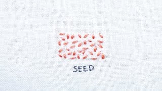 How to do the Seed Stitch [upl. by Chaker218]