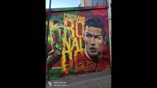 Caretos de Podence karetus podence cr7 urcristiano artederua pinturadeparede streetart [upl. by Calv]