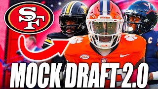 FULL 7 Round 49ers Mock Draft 20 [upl. by Dnalsor954]