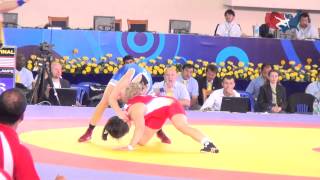 48 KG Round 1  Alyssa Lampe USA vs Narangerel Erdenesukh MGL [upl. by Mochun143]