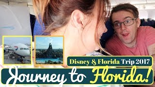 Walt Disney World amp Orlando Vacation Vlog 2  Flight to Orlando  Krispysmore  September 2017 [upl. by Panaggio]