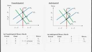 Macro Problem  Sticky Price Model and an Unanticipated Monetary Expansion vs Anticipated [upl. by Kealey]