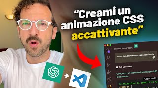 ChatGPT dentro VSCode Il tuo nuovo assistente per il codice [upl. by Ennaillek466]